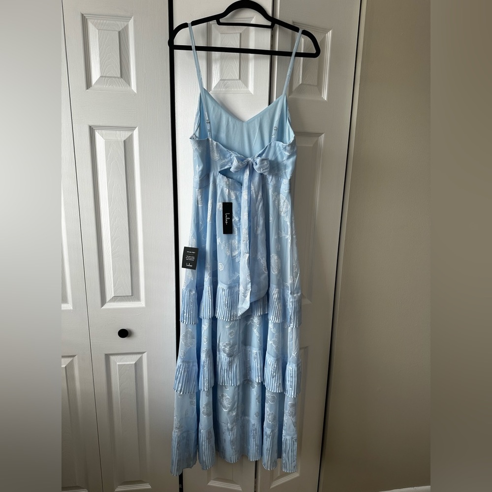 Light Blue Floor/Ankle Length Dress